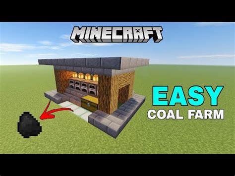 How to Make a Coal Farm in Minecraft: A Comprehensive Guide